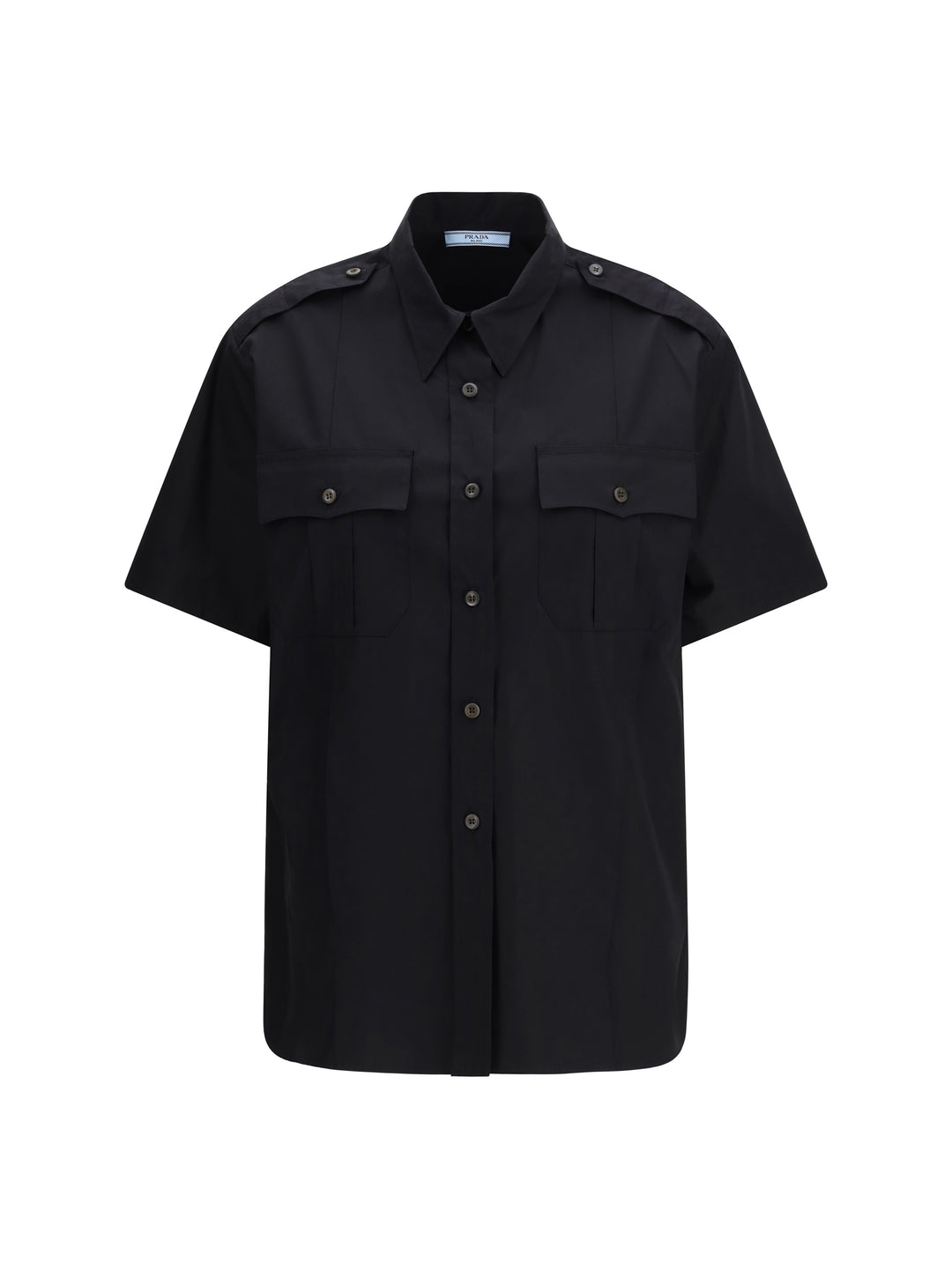 Short-sleeve poplin Shirt 1