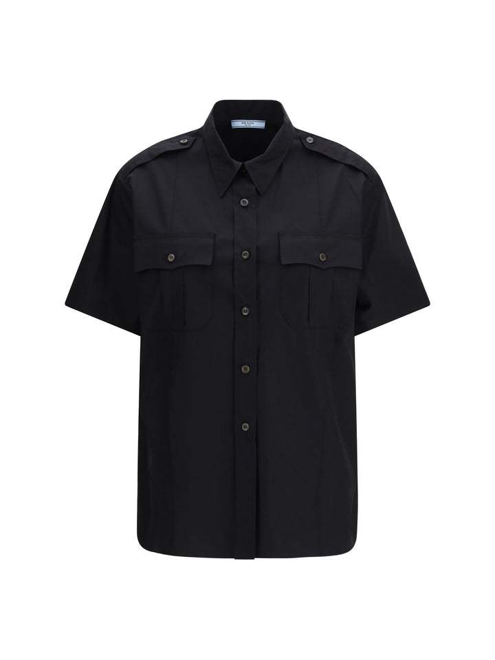Short-sleeve poplin Shirt 1