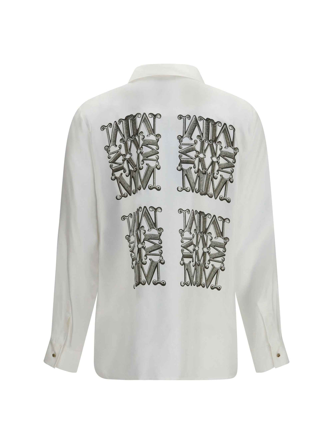 Printed silk twill Shirt