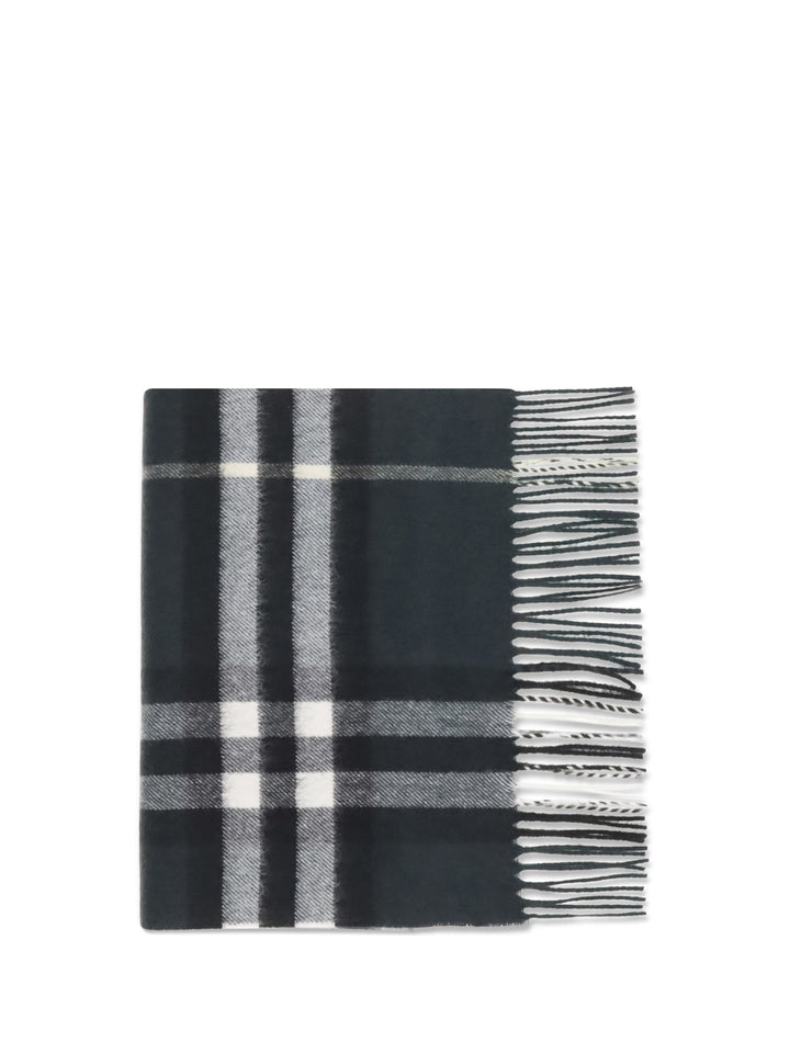 Cashmere Check Scarf 1