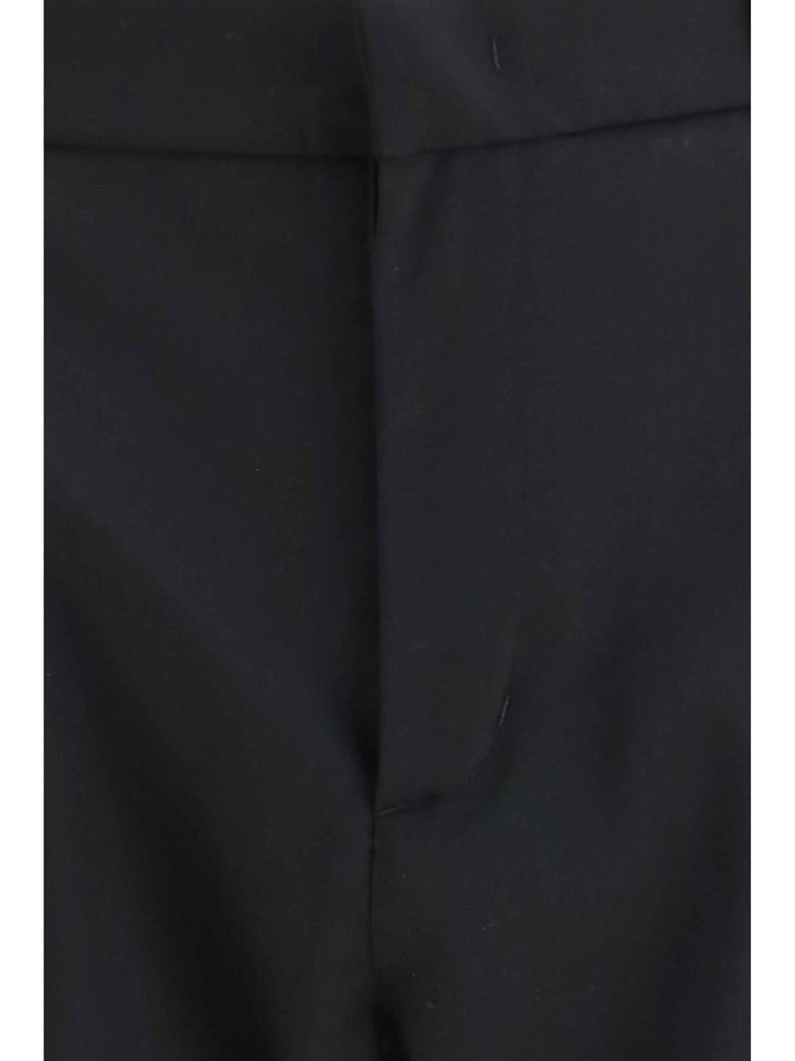 Wool-blend straight-leg Pants