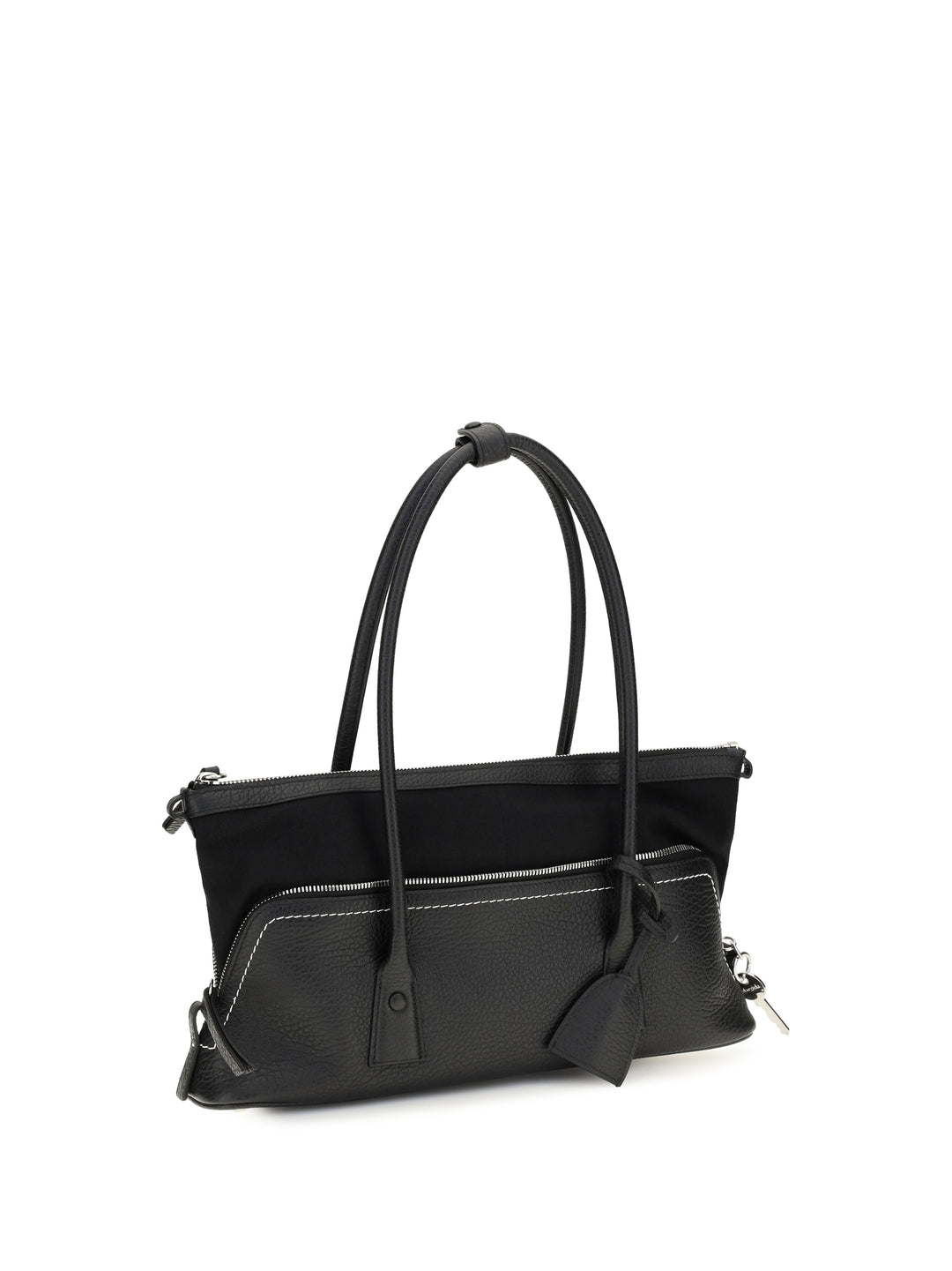 5AC Shoulder Bag in leather with logo 3