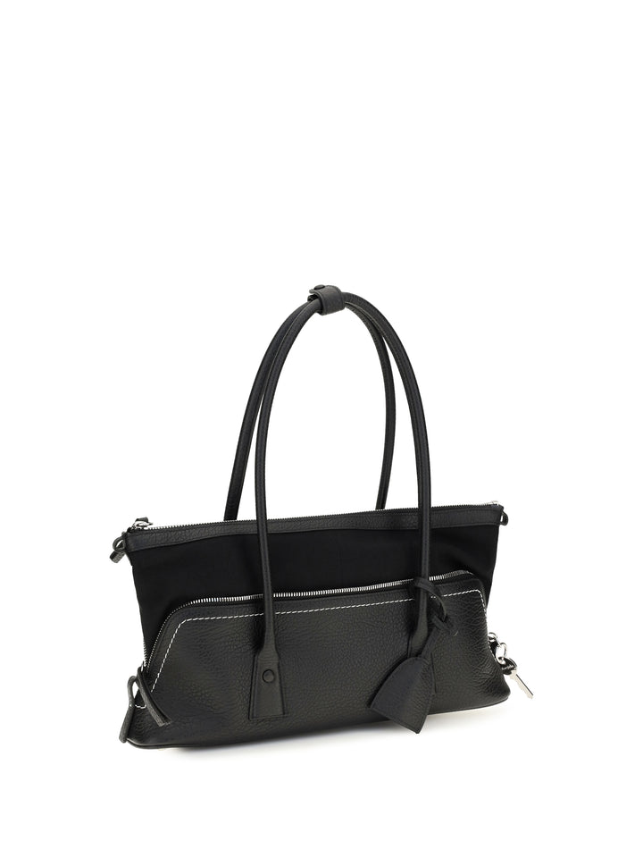 5AC Shoulder Bag in leather with logo 3
