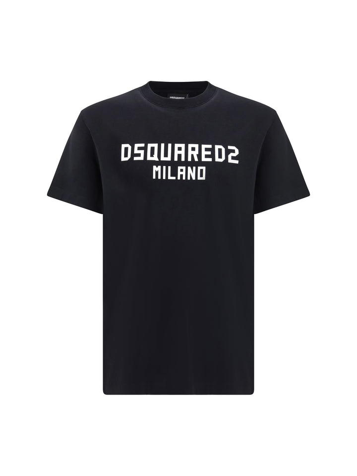 T-shirt with “Dsquared2 Milano” logo printed 1