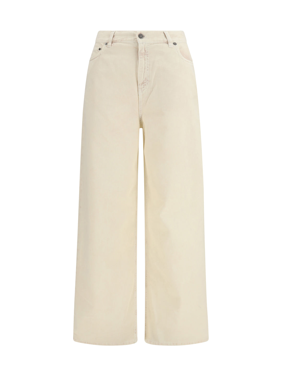 Wide-leg cotton denim Jeans 1