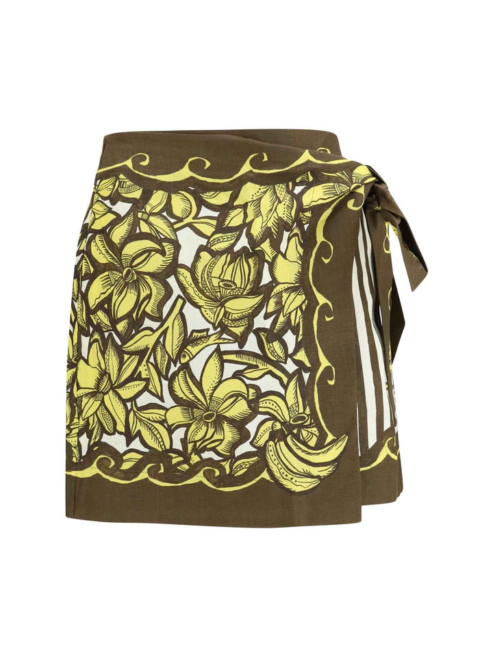 Mona wrap mini Skirt