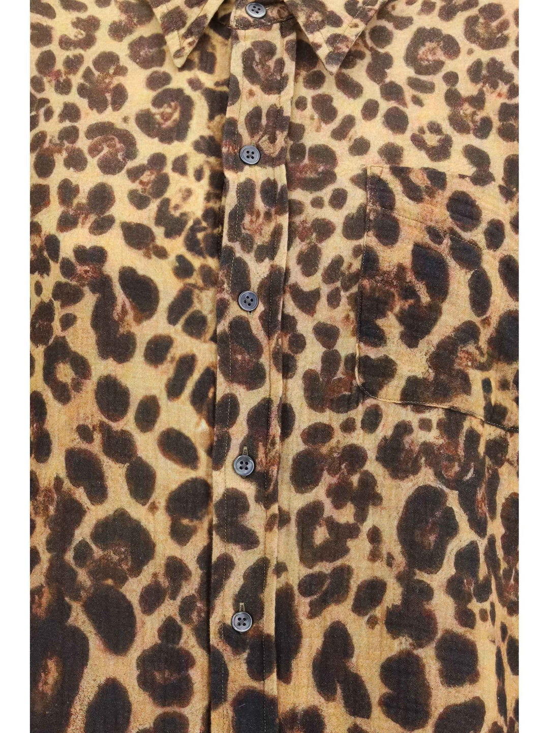 R13 Tops / Shirts in DIPPED BROWN LEOPARD R13WR075_R920B