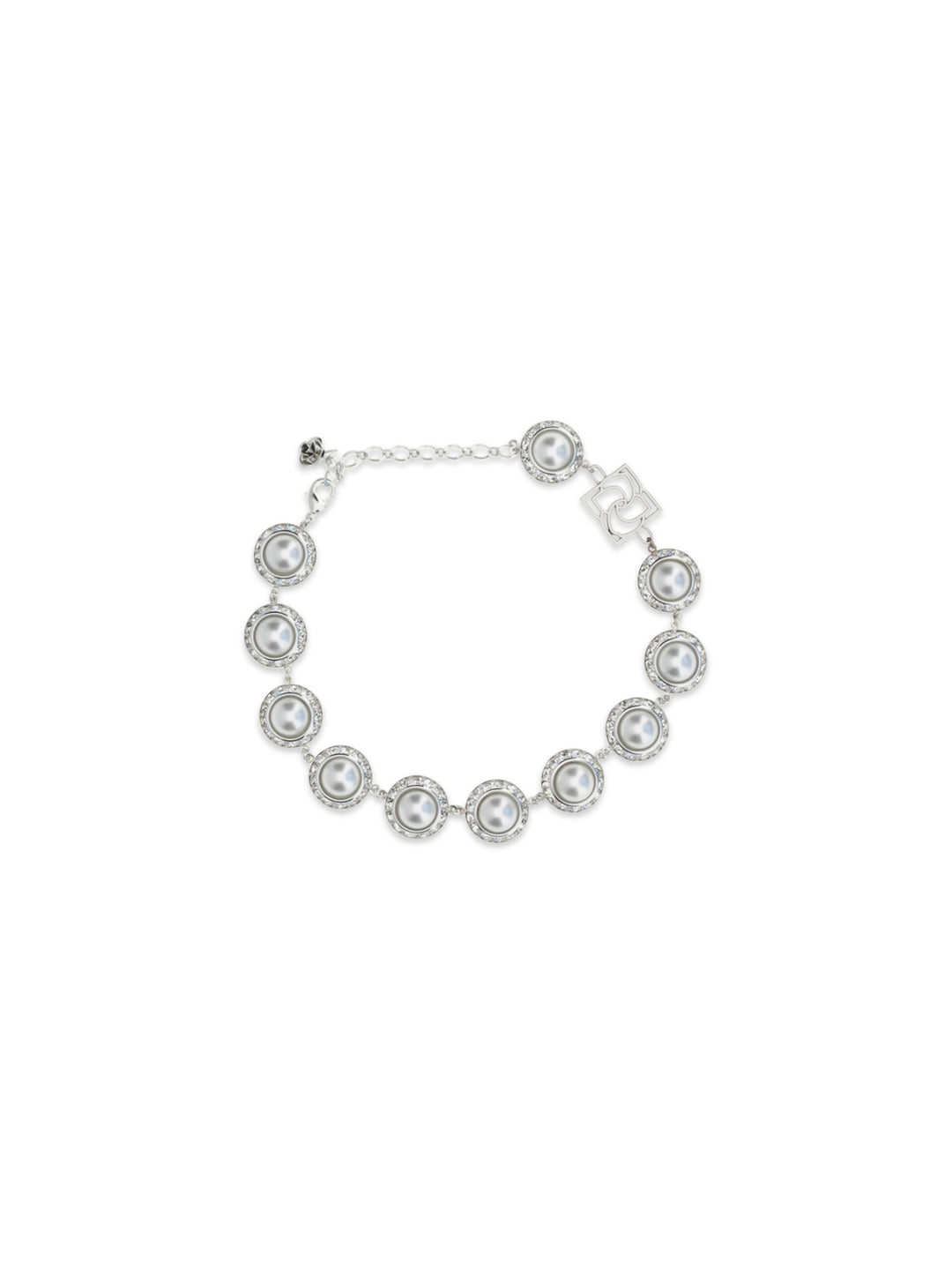 Pearl and crystal Necklace 1