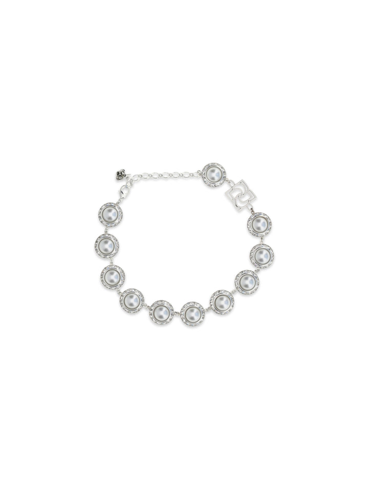 Pearl and crystal Necklace 1