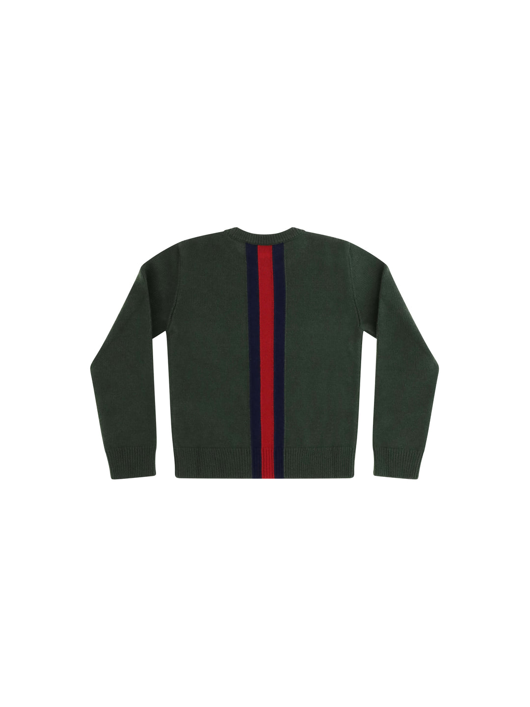 Web stripe wool Sweater for Girl 2