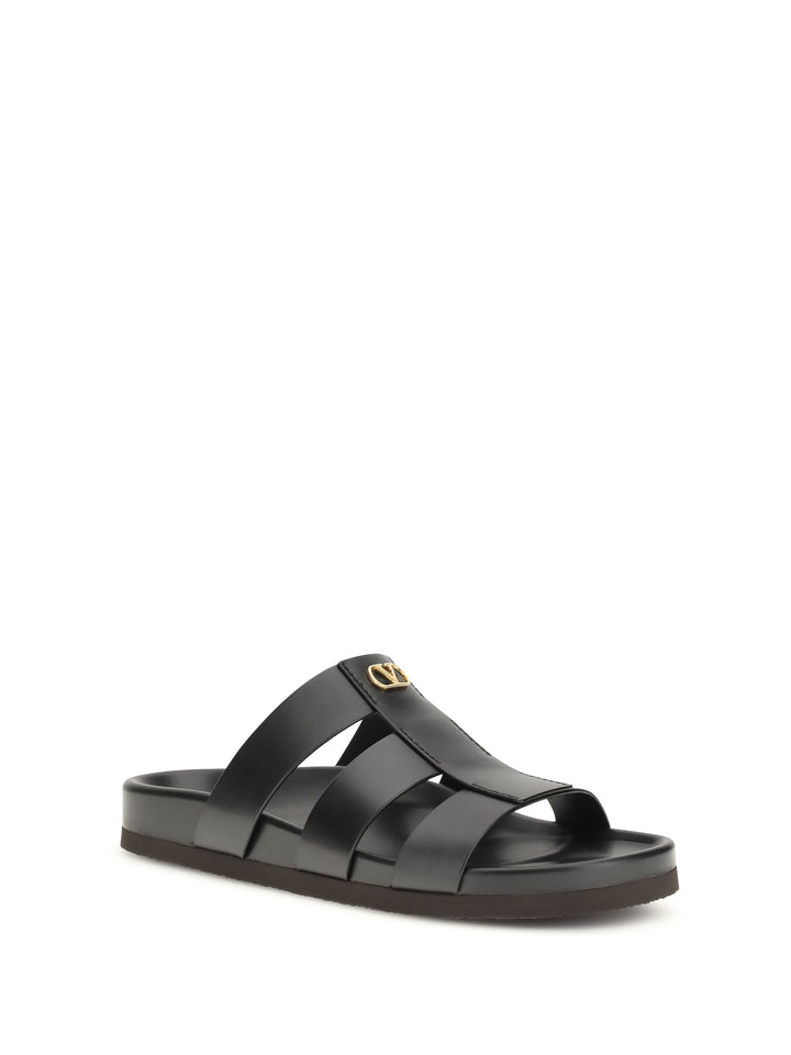 Studshield leather slide Sandals 2