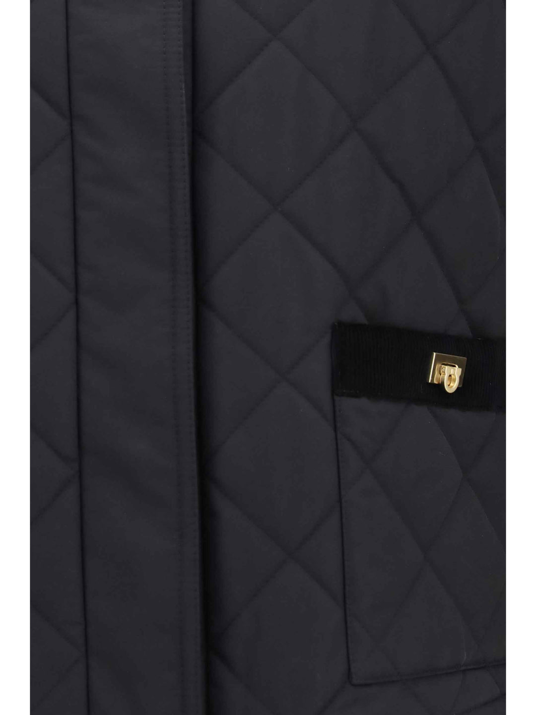 Padded Jacket with Gancini buckles