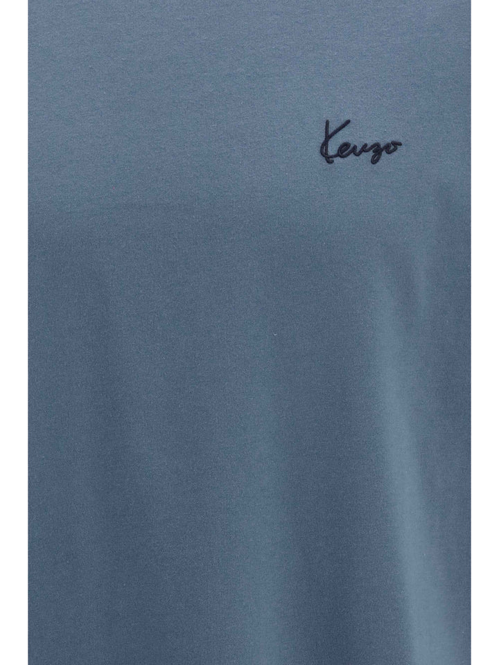 Kenzo signature embroidered cotton T-shirt