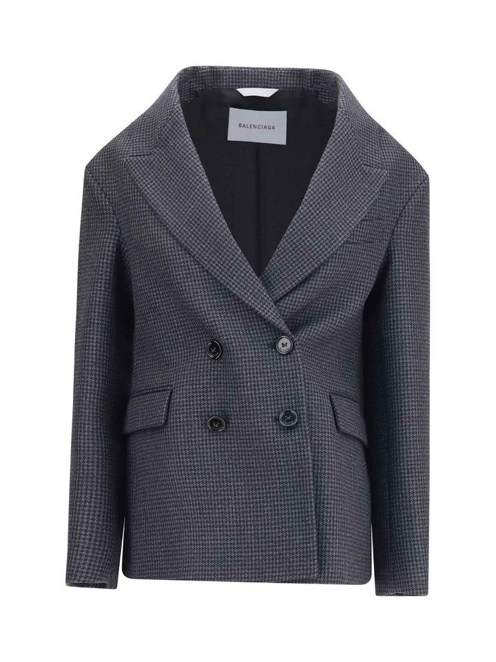 BALENCIAGA Jackets &amp; Coats in DARK GREY/BLACK