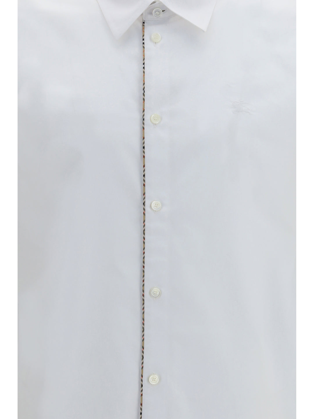 Cotton Shirt with Check trims 3