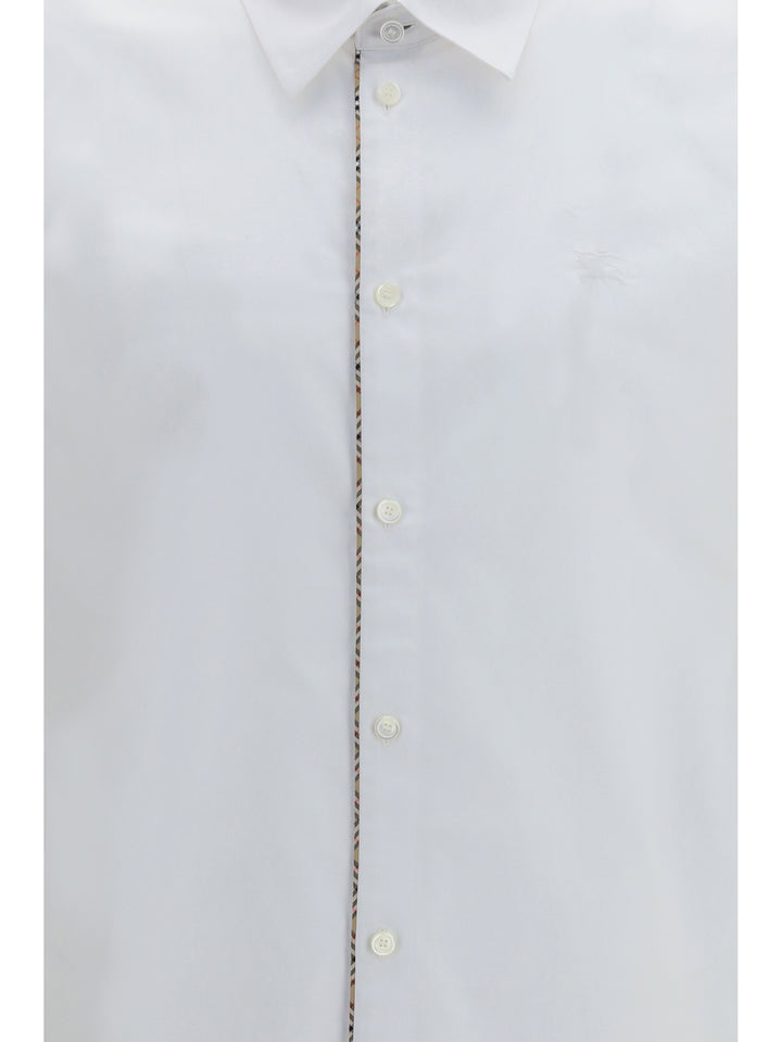 Cotton Shirt with Check trims 3