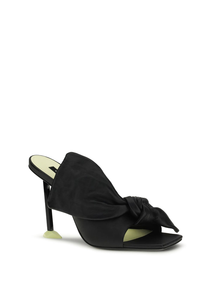 Boudoir heeled Mules 2