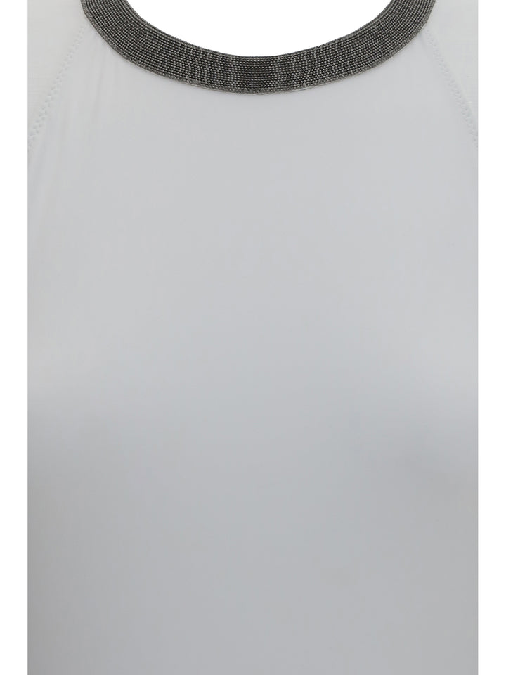 One-piece Swimsuit with monili embellishment 3