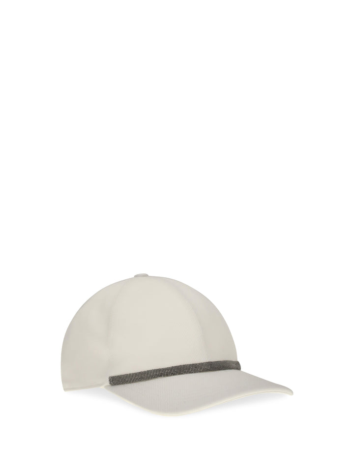 Baseball Cap with Monili embellishment 2