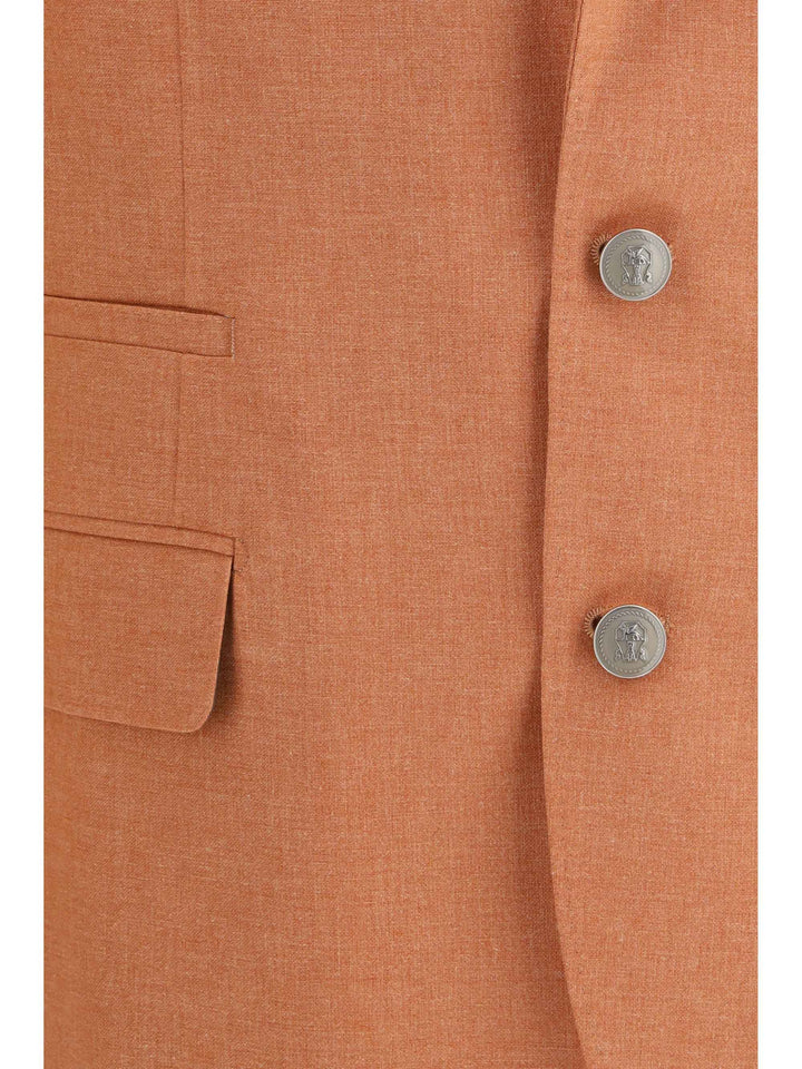 Deconstructed Jacket in mouliné fabric