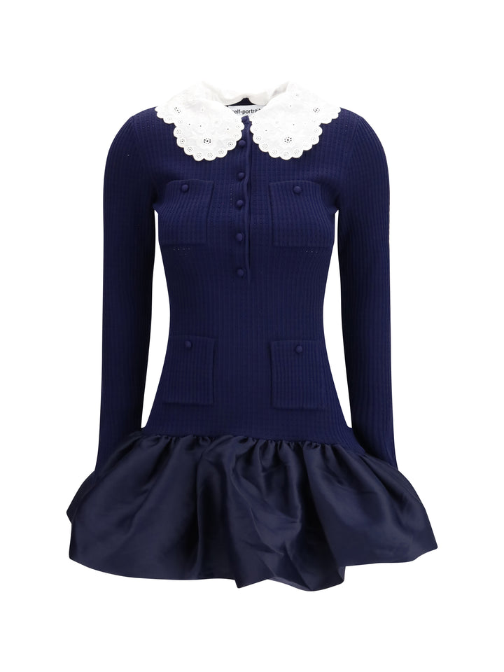 Knit taffeta mini Dress 1