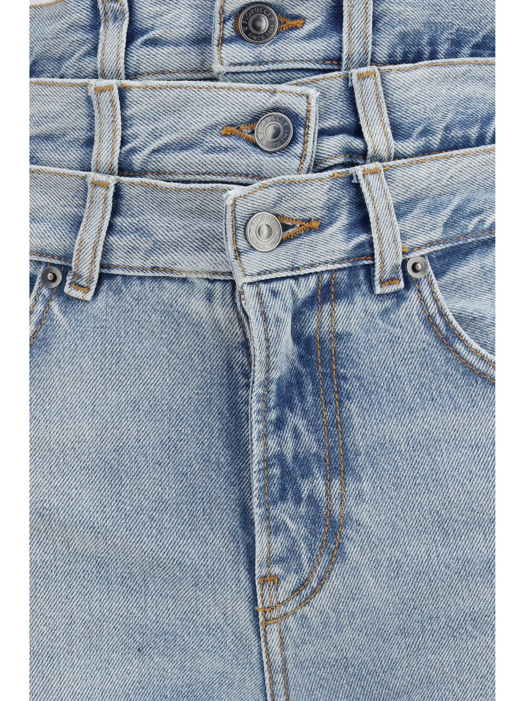 Flared Jeans with triple-layer waist detail 3