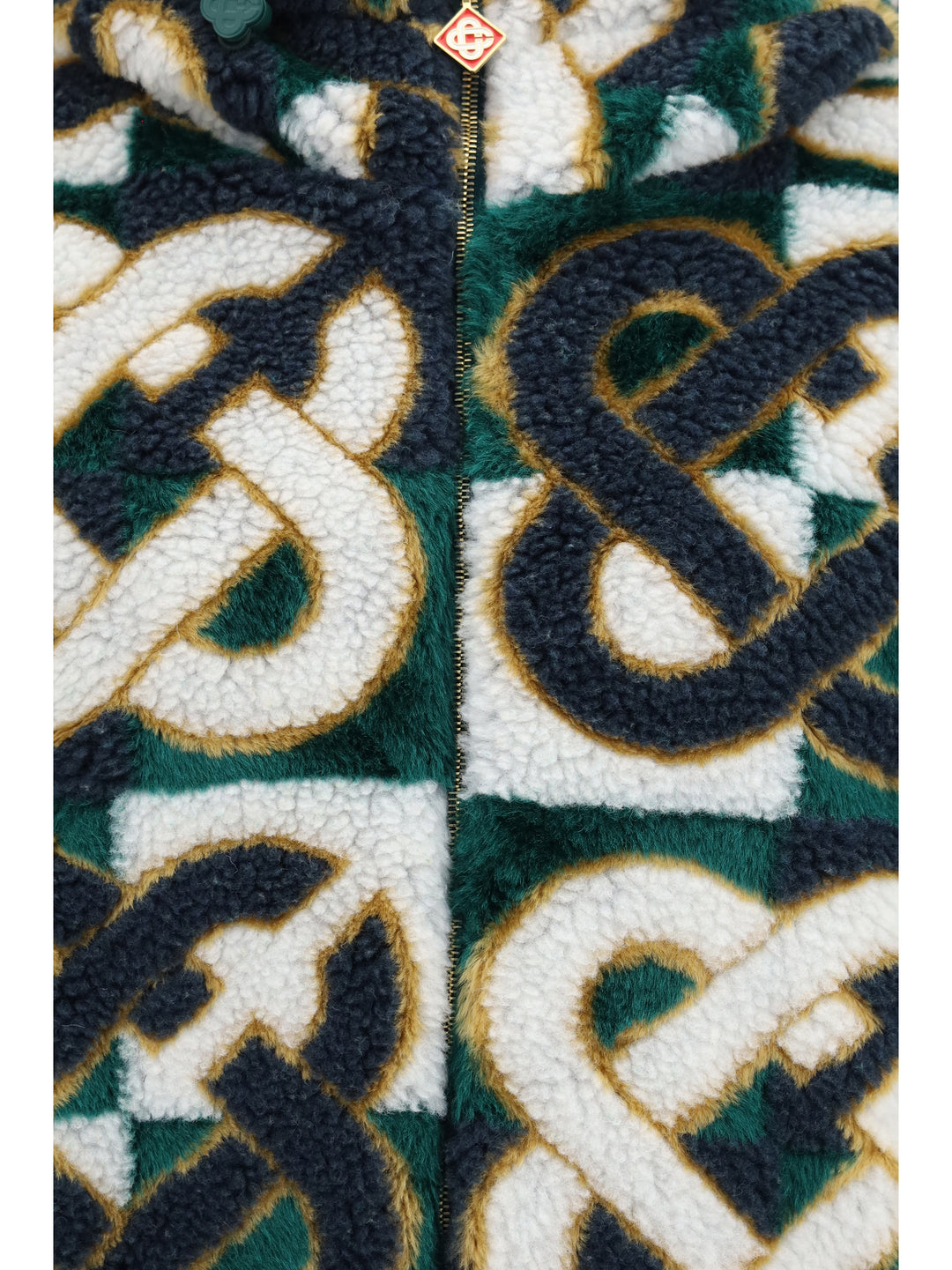 Monogram fleece Hooded Jacket 3