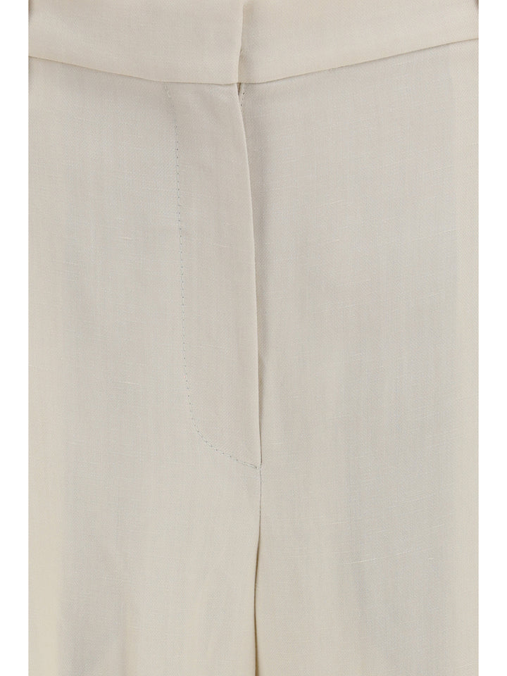 Wide Pants in fluid twill 3