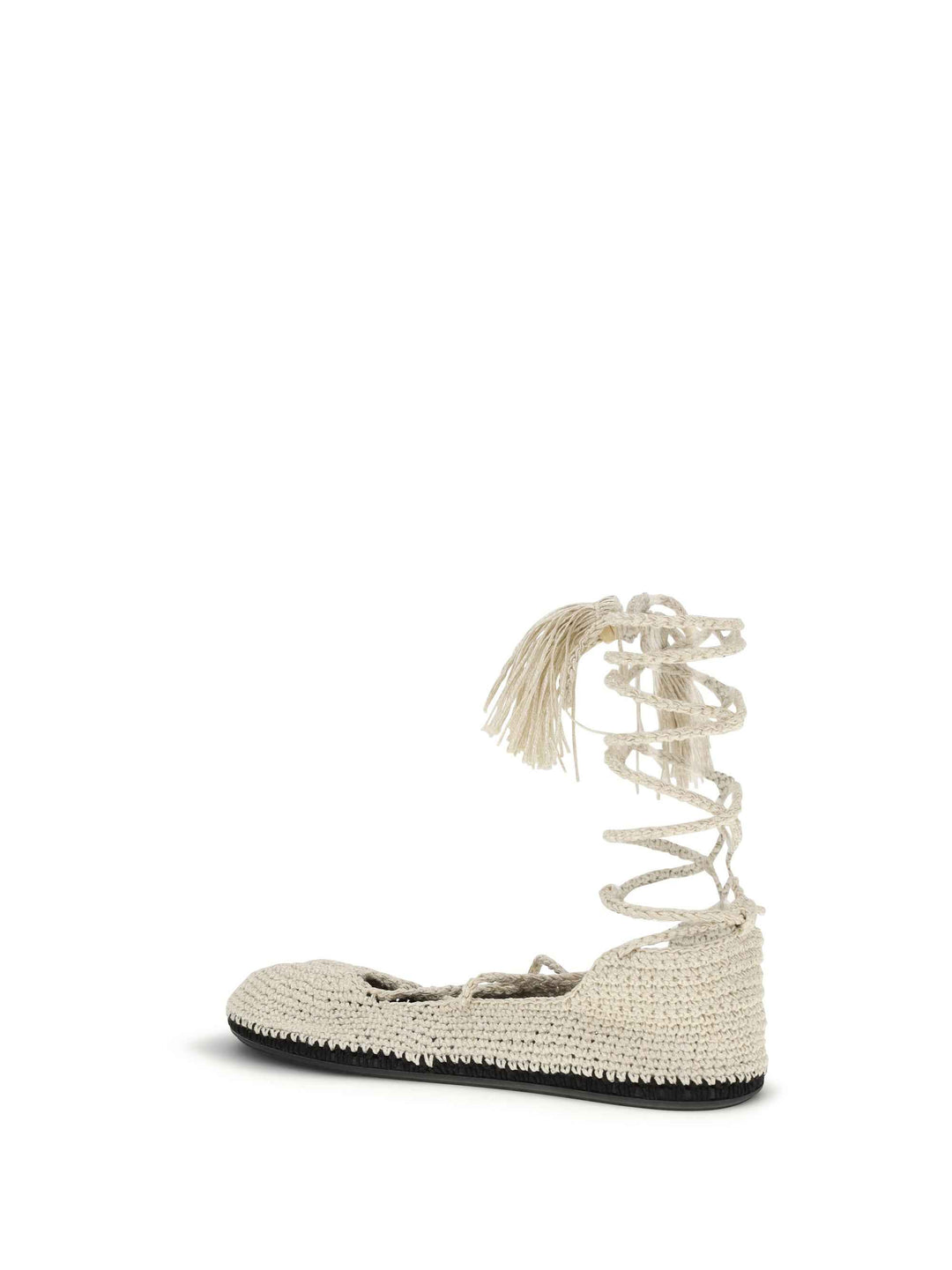 The Sound Of The Sea lace-up Ballerinas