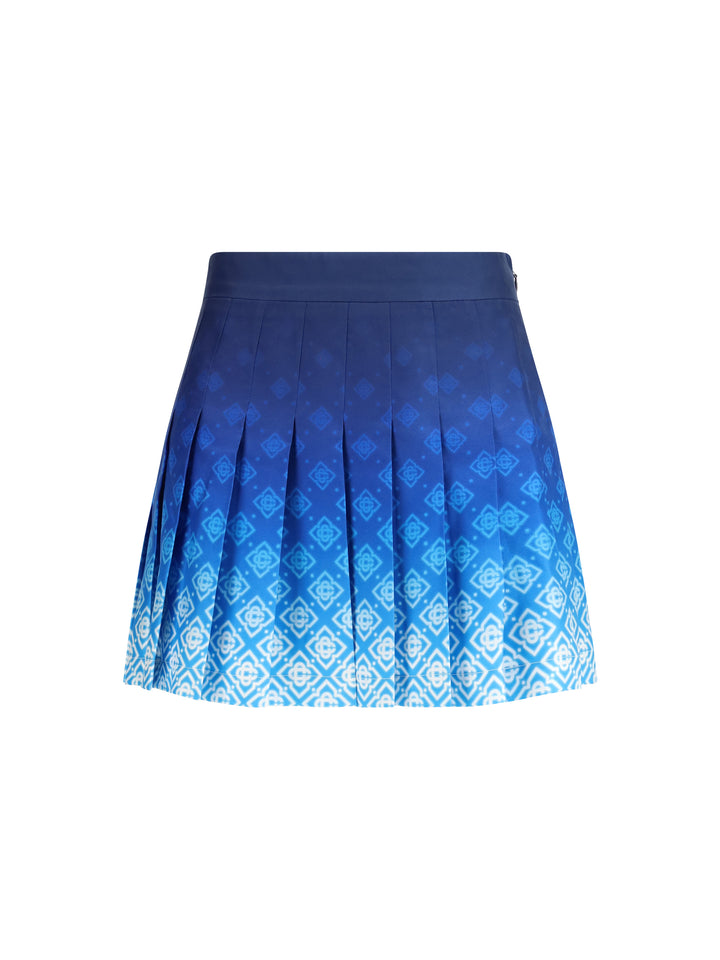 Pleated Mini Skirt 1