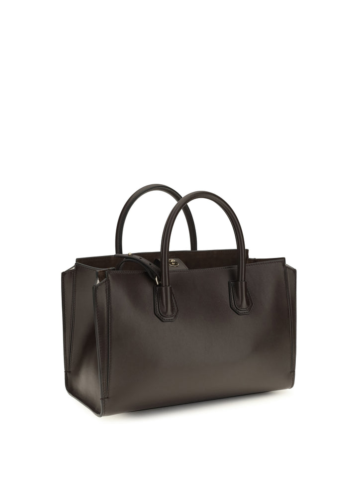 Small Antigona Catchall glossy grained leather Handbag 3