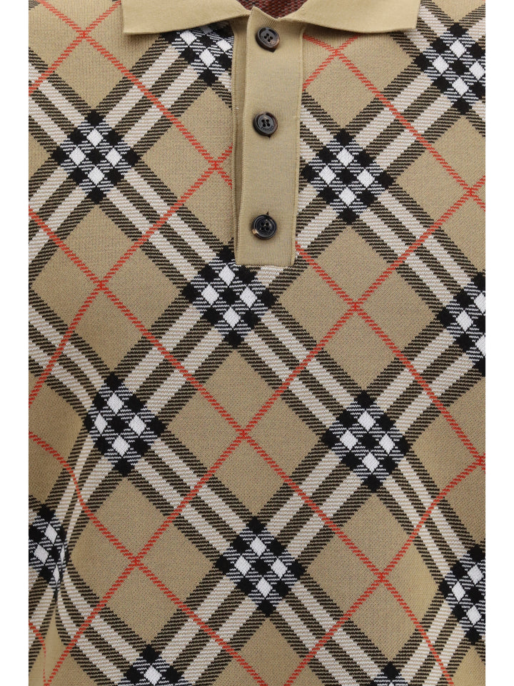 Check cotton blend Polo Shirt 3