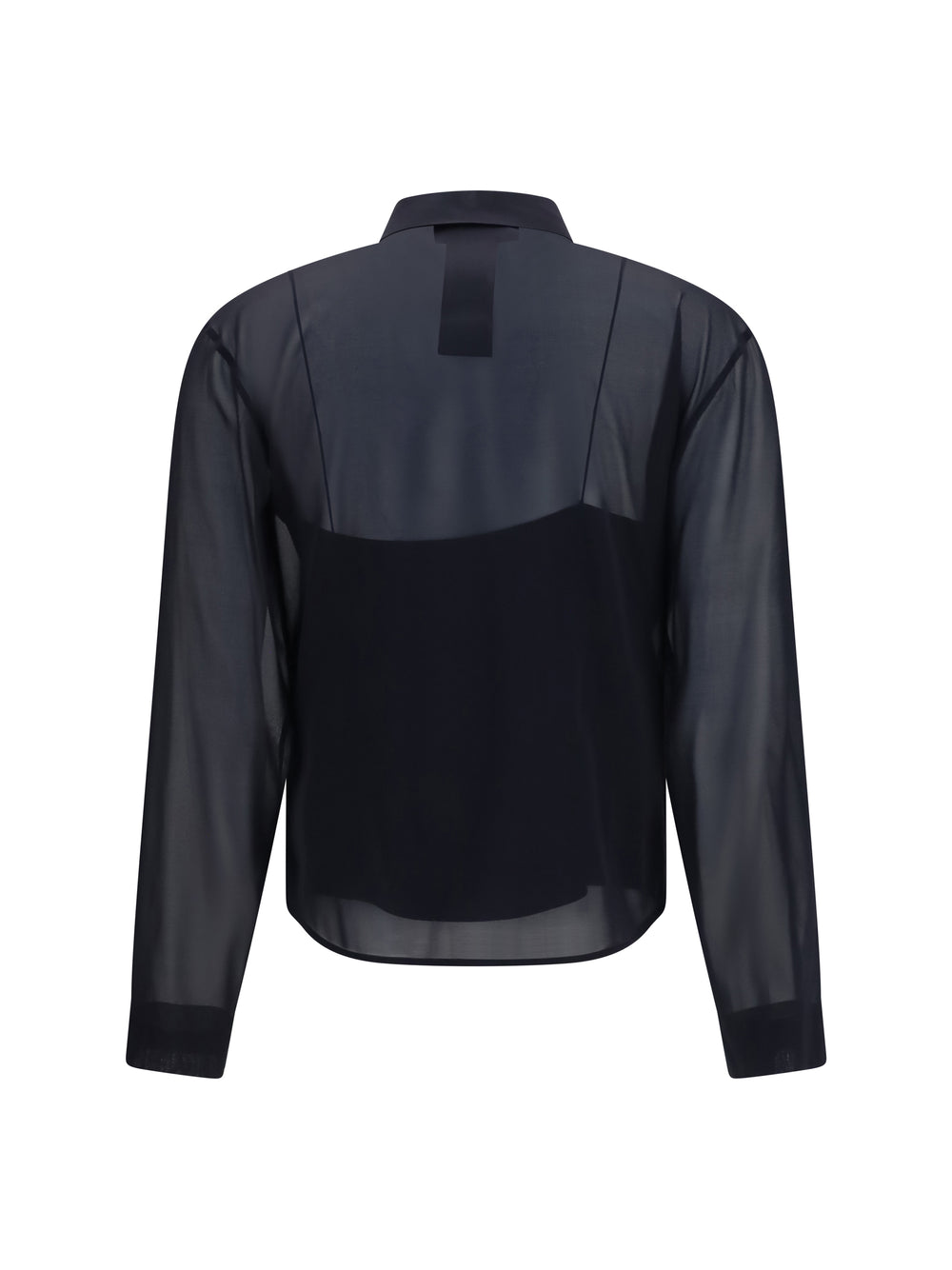 Stretch silk chiffon Shirt 2