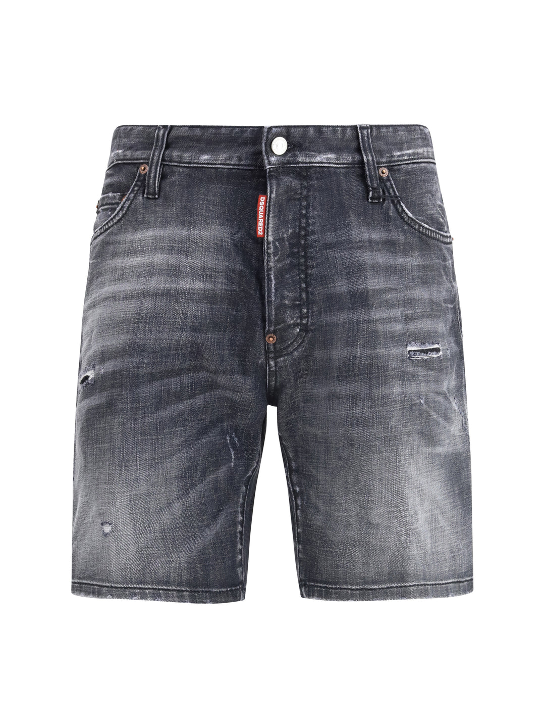 Washed Marine Shorts 1