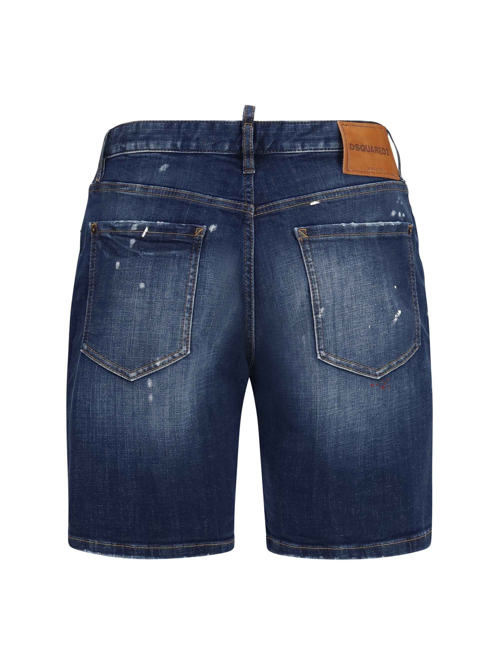Distressed Denim Shorts
