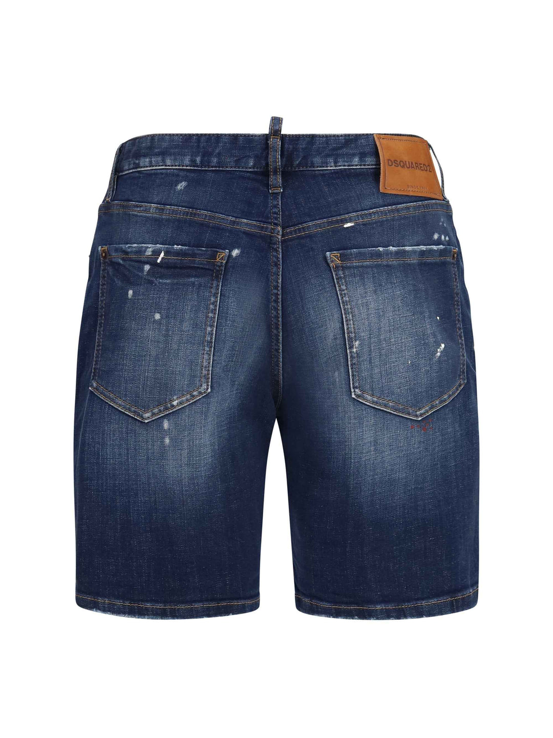 Distressed Denim Shorts
