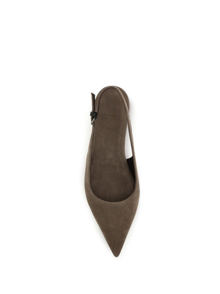 Suede Ballerinas 4