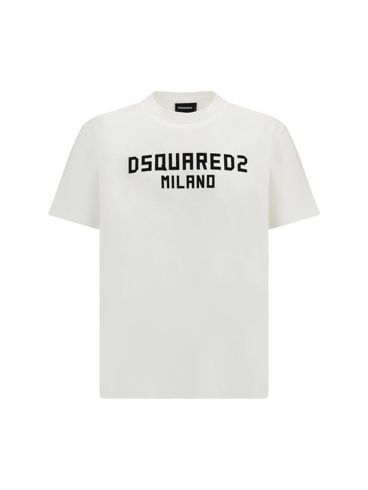 T-shirt with “Dsquared2 Milano” logo printed 1
