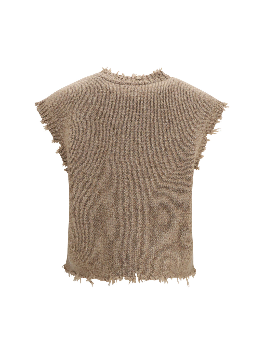 Animal-print cashmere Vest 2