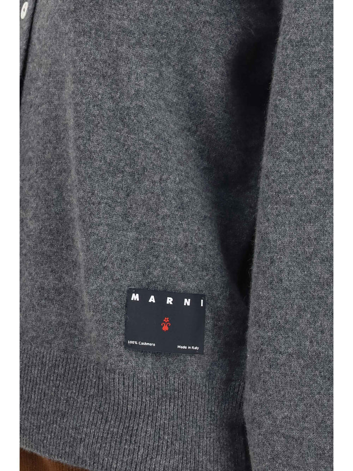 Layered effect cashmere Cardigan