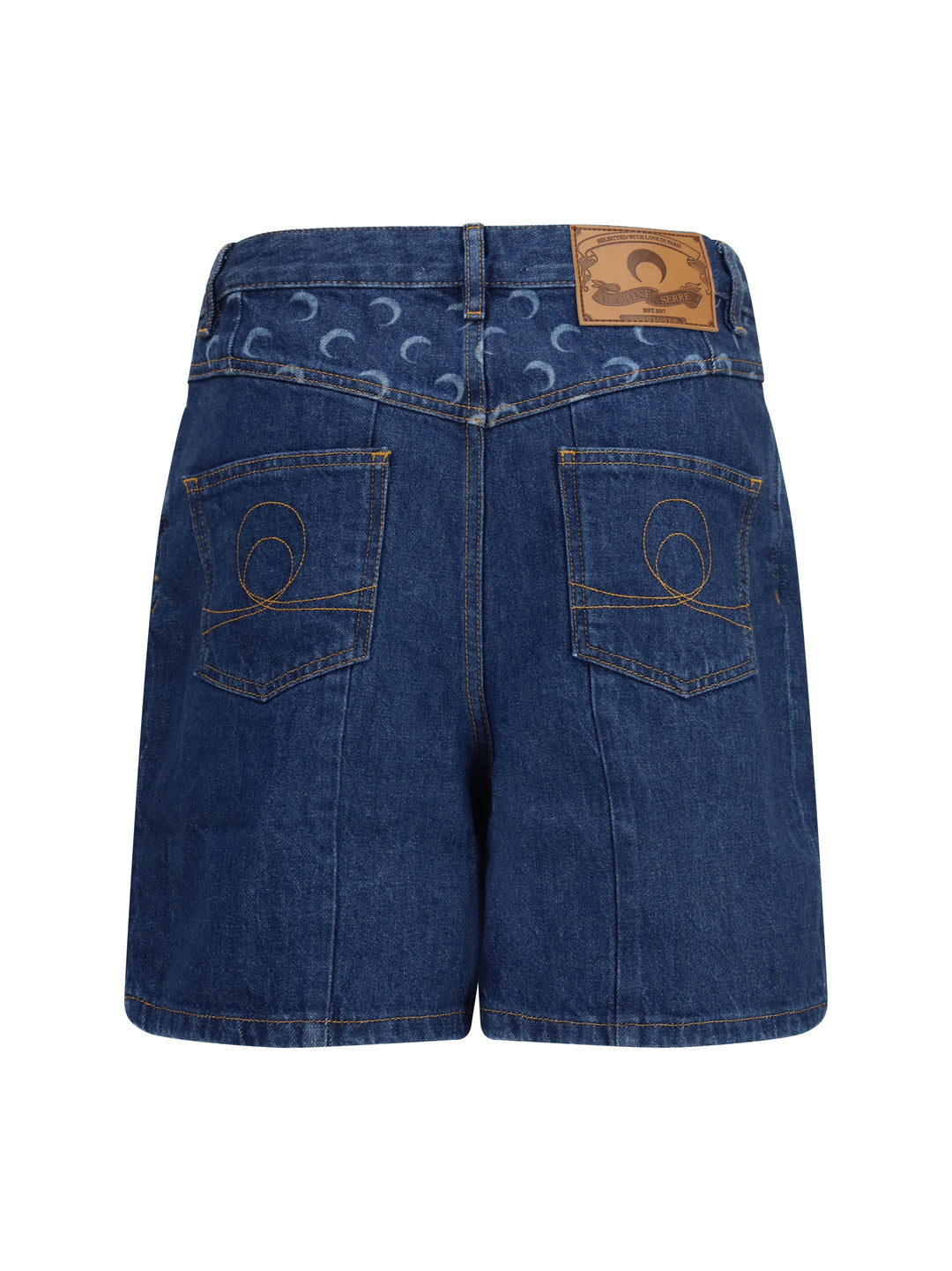 High-waisted denim Shorts 2