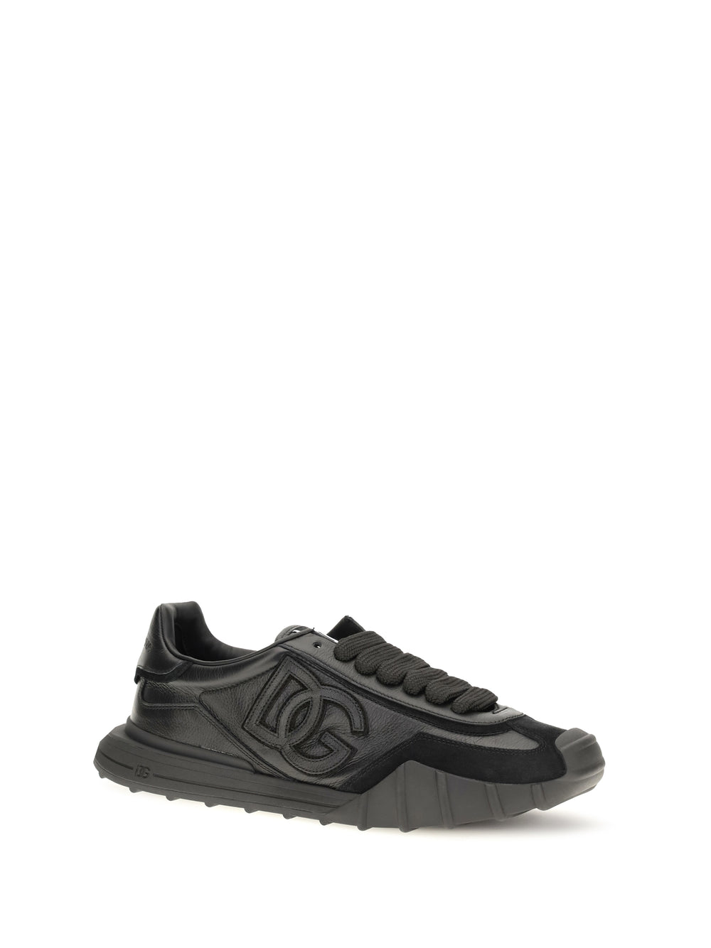 Athletic fabric and leather Sneakers 2