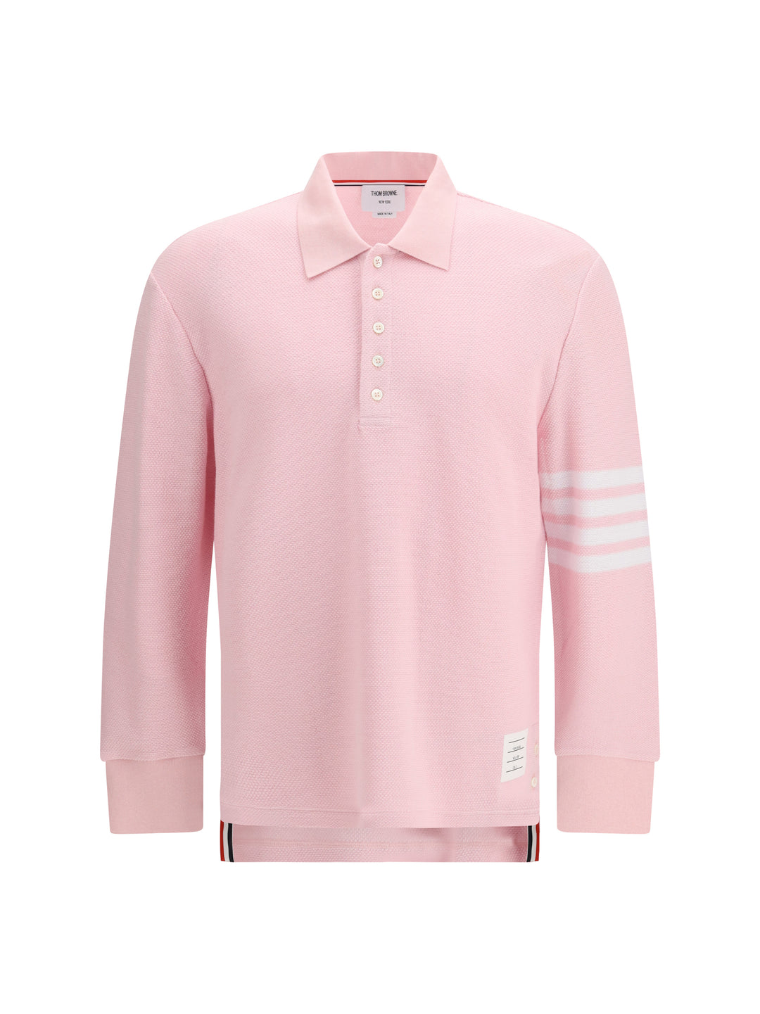 Piqué long-sleeve Polo 1