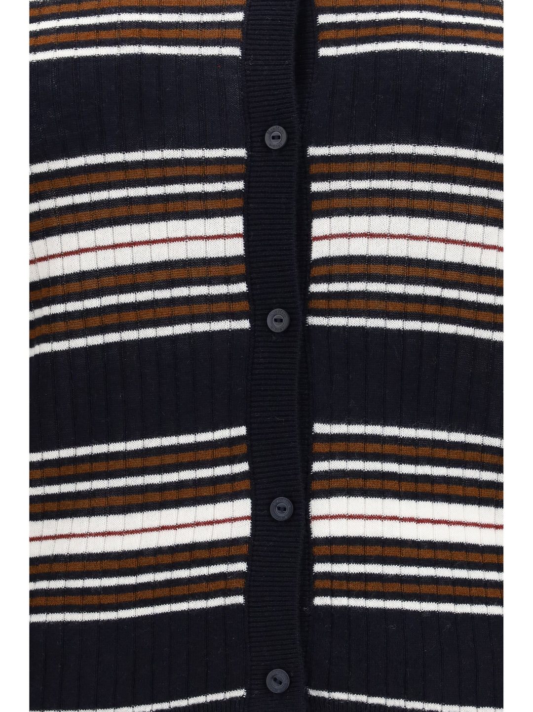 Striped silk and wool Cardigan 3