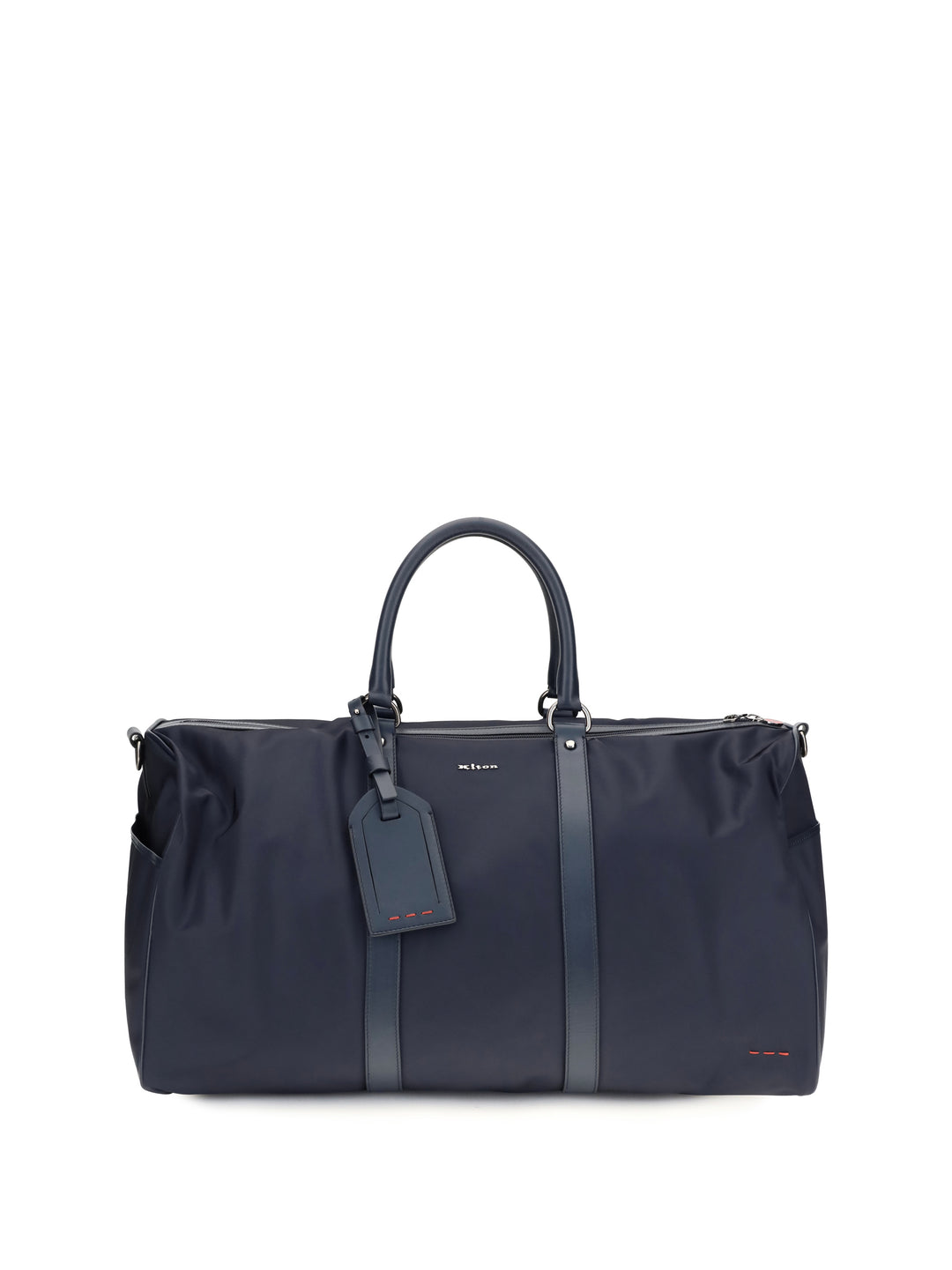 Leather-trim Travel Duffle Bag 1