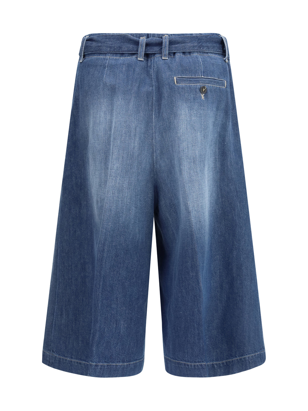 Cotton Shorts with a belt 2