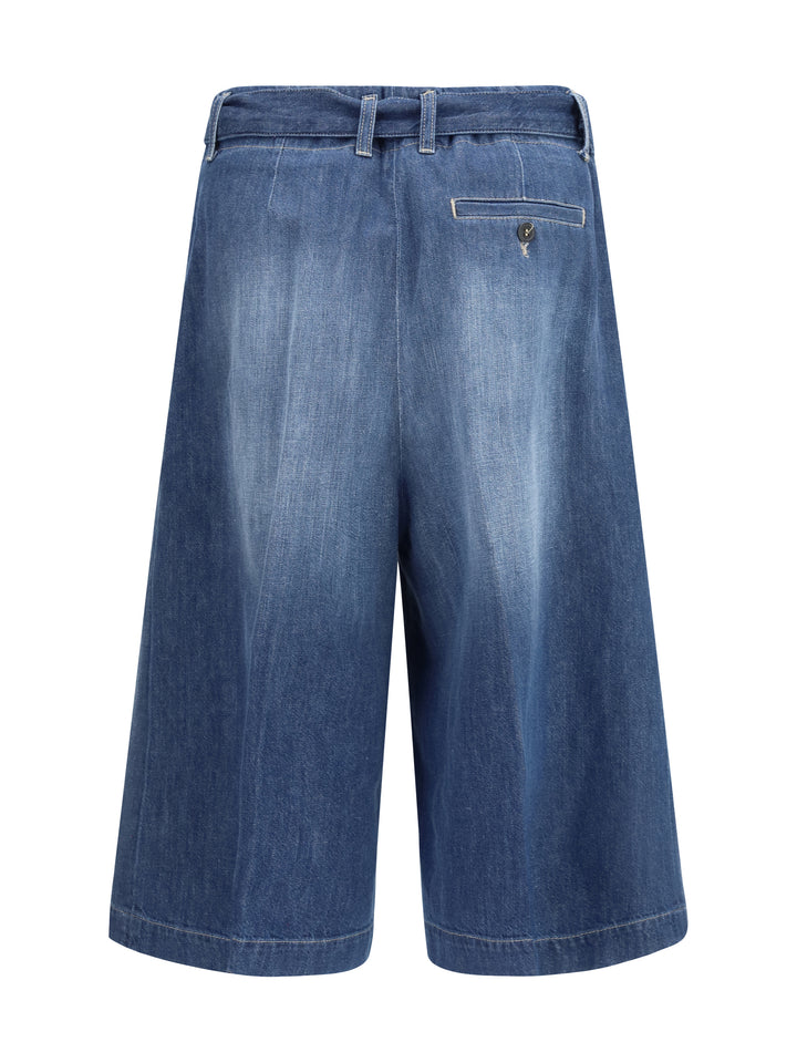 Cotton Shorts with a belt 2