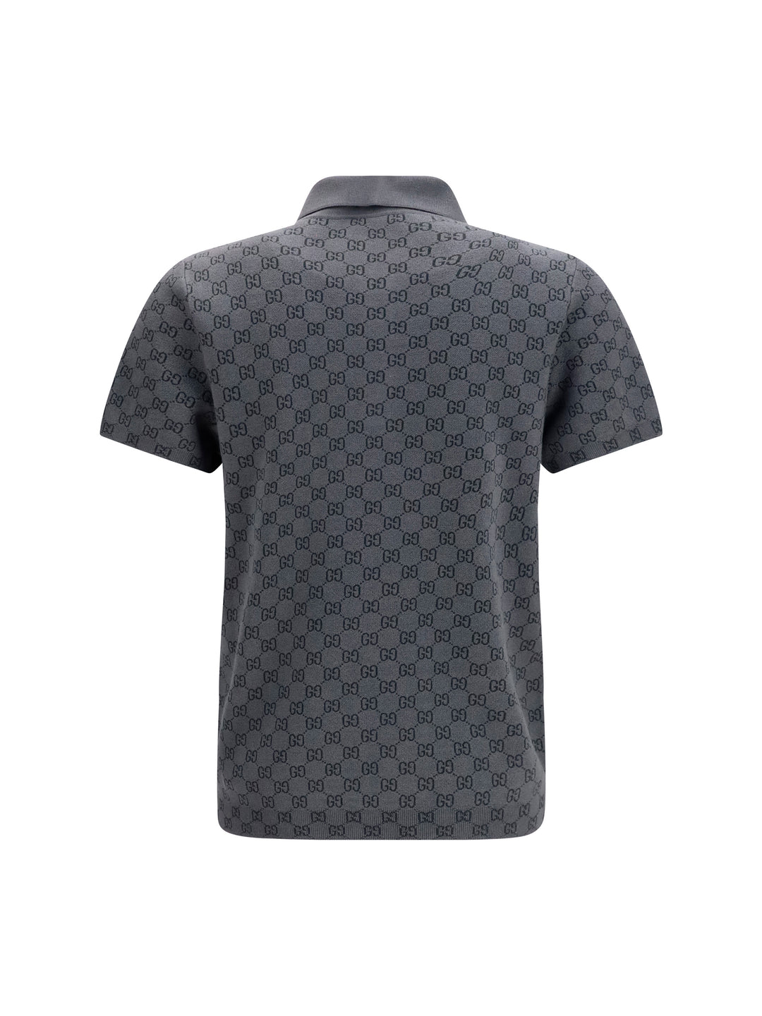 GG jacquard wool and silk Polo Shirt 2