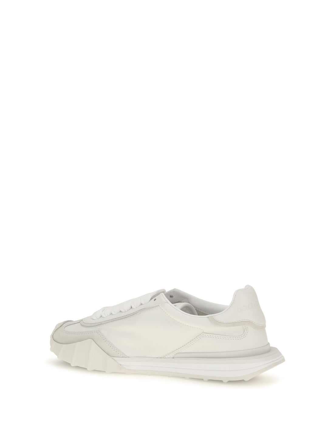 Athletic fabric and leather Sneakers 3