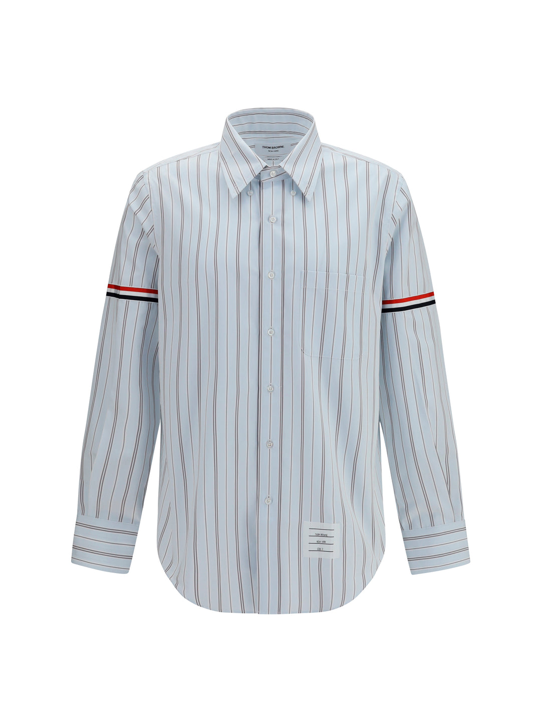 Fine-striped grosgrain poplin Shirt 1